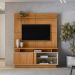 Estante para Home Theater e TV até 60 Polegadas Viena 1 PT Nature e Off White