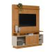 Estante para Home Theater e TV até 60 Polegadas Viena 1 PT Nature e Off White