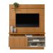 Estante para Home Theater e TV até 60 Polegadas Viena 1 PT Nature e Off White