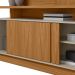 Estante para Home Theater e TV até 60 Polegadas Viena 1 PT Nature e Off White