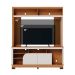 Estante para Home Theater e TV até 65 Polegadas Belaya 2 Portas Freijó e Off White