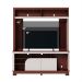 Estante para Home Theater e TV até 65 Polegadas Belaya 2 Portas Nogueira e Off White
