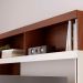 Estante para Home Theater e TV até 65 Polegadas Belaya 2 Portas Nogueira e Off White