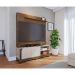 Estante para Home Theater e TV até 65 Polegadas Jurerê 2 PT Amêndoa e Off White
