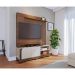 Estante para Home Theater e TV até 65 Polegadas Jurerê 2 PT Amêndoa e Off White
