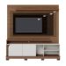 Estante para Home Theater e TV até 75 Polegadas Jurerê 2 PT Amêndoa e Off White