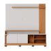 Estante para Home Theater e TV até 75 Polegadas Jurerê 2 PT Off White e Freijó