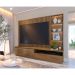 Estante para Home Theater e TV até 82 Polegadas Cancún com LED 4 GV Amêndoa