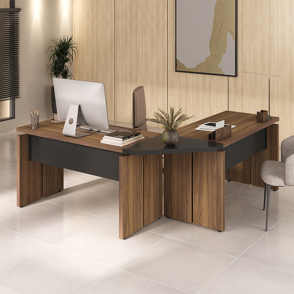 Extensor de Mesa de Escritório Nix Preto