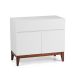 Gabinete Fresh 2 Portas 1 Gaveta Branco e Imbuia