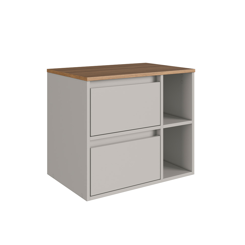 Gabinete Suspenso Amara 1 Porta 1 Gaveta Mel e Arenas