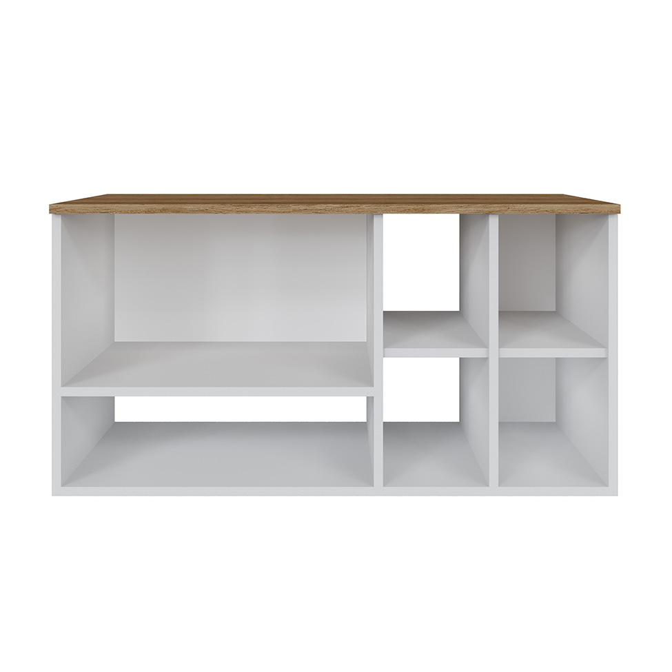 Gabinete Suspenso Carmô 2 Portas Branco e Mel