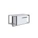 Gabinete Suspenso Paricel 1 PT Branco e Preto