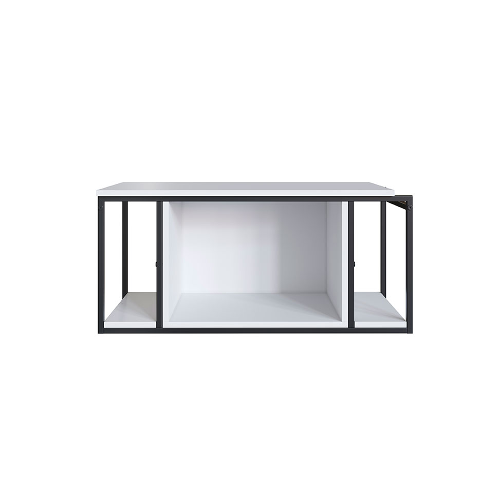 Gabinete Suspenso Paricel 1 PT Branco e Preto