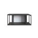 Gabinete Suspenso Paricel 1 PT Grafite e Preto