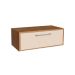 Gabinete de Banheiro Alice 1 PT Mel e Branco