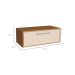Gabinete de Banheiro Alice 1 PT Mel e Branco