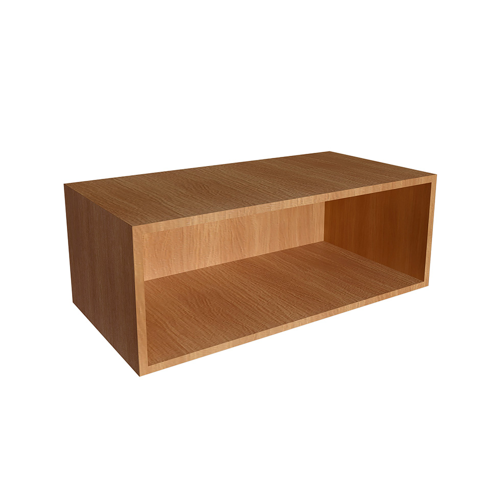 Gabinete de Banheiro Alice 1 PT Mel e Branco