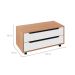 Gabinete de Banheiro Audrey 2 GV Amêndoa e Branco
