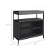 Gabinete de Banheiro Industrial Avis 2 PT Preto