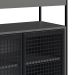 Gabinete de Banheiro Industrial Avis 2 PT Preto