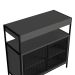 Gabinete de Banheiro Industrial Avis 2 PT Preto