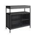 Gabinete de Banheiro Industrial Avis 2 PT Preto