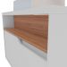 Gabinete de Banheiro Jasper 1 PT Branco e Itapuã