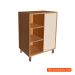Gabinete de Banheiro Julia 1 PT Mel e Arenas