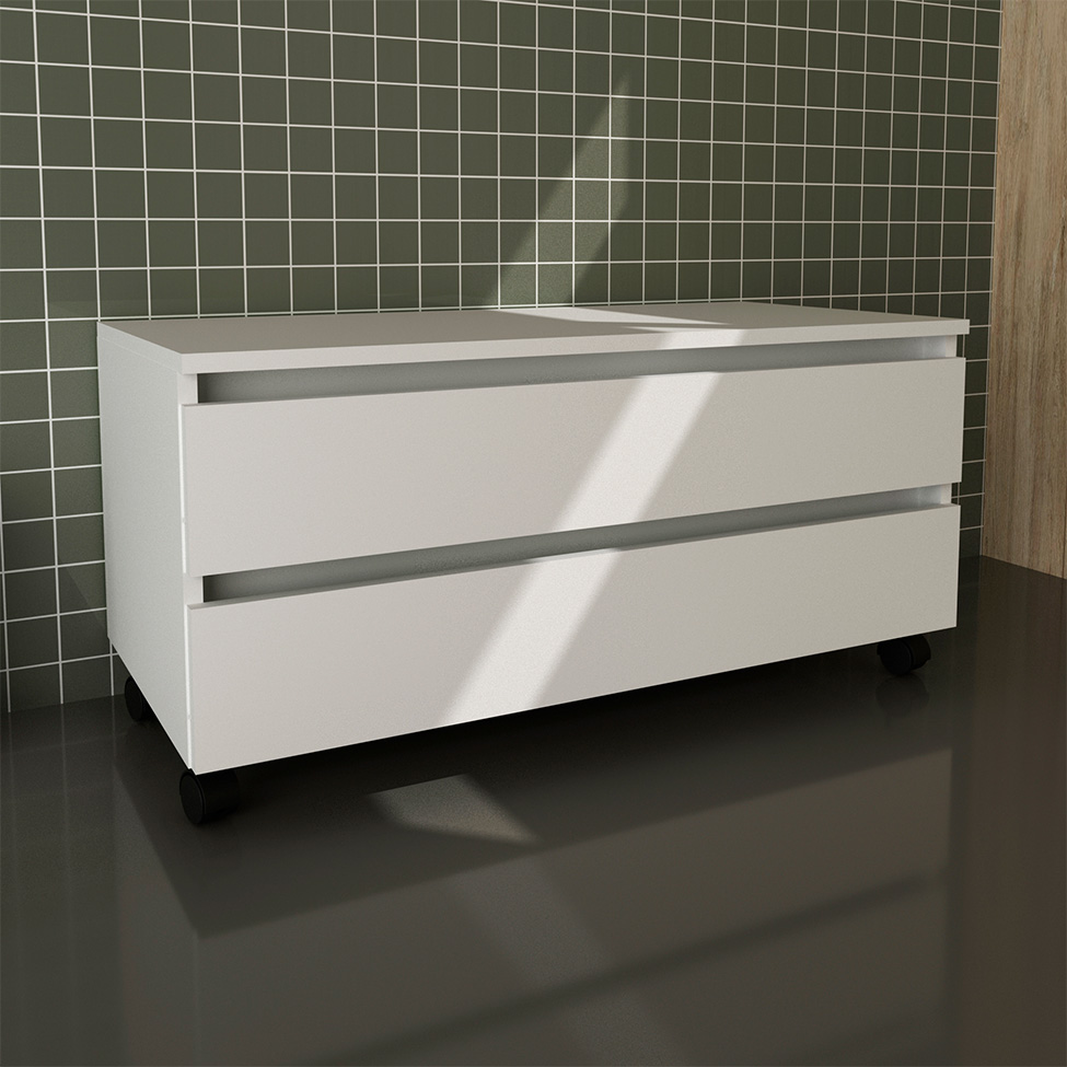 Gabinete de Banheiro Kane 2 GV Branco