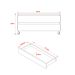 Gabinete de Banheiro Kane 2 GV Branco