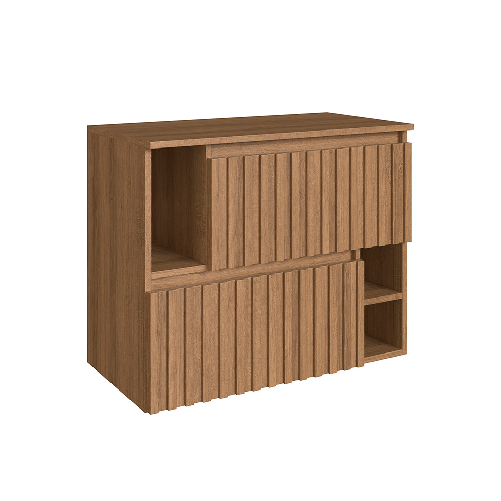Gabinete de Banheiro Luiza 2 PT Mel