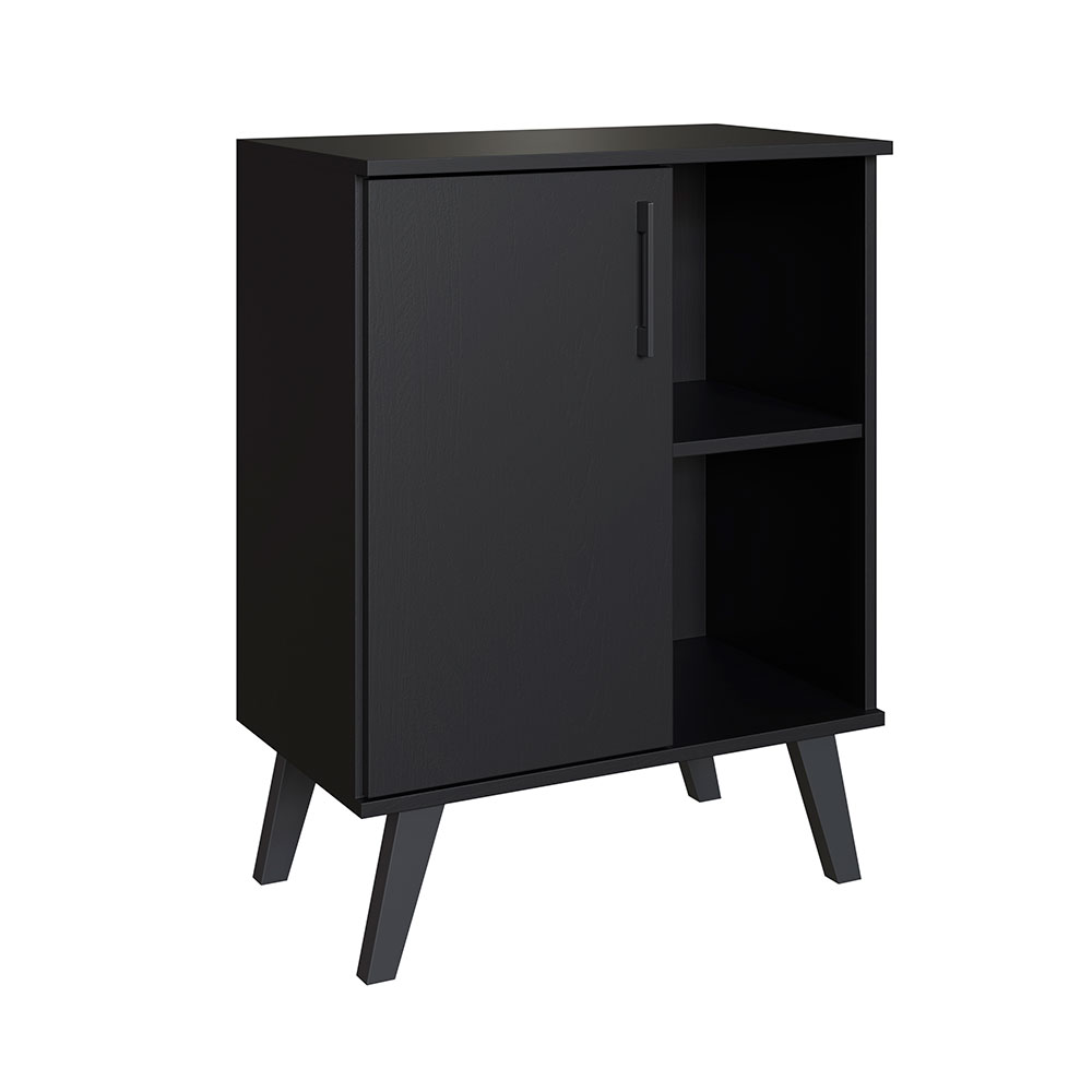 Gabinete de Banheiro Lumia 1 PT Preto