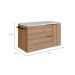 Gabinete de Banheiro Pamplona 2 PT 1 GV Mel e Branco