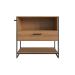 Gabinete de Banheiro Paricel 1 PT 1 GV Mel e Preto