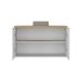 Gabinete de Banheiro com Cuba Nature 2 Portas Branco 110 cm