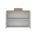 Gabinete de Banheiro com Cuba Nature 2 Portas Branco 90 cm