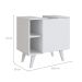 Gabinete de Banheiro de Coluna Slim 1 PT Branco