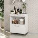 Gabinete de Cozinha Begônia 1 Porta Branco