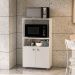 Gabinete de Cozinha para Microondas Hortência 2 Portas Branco