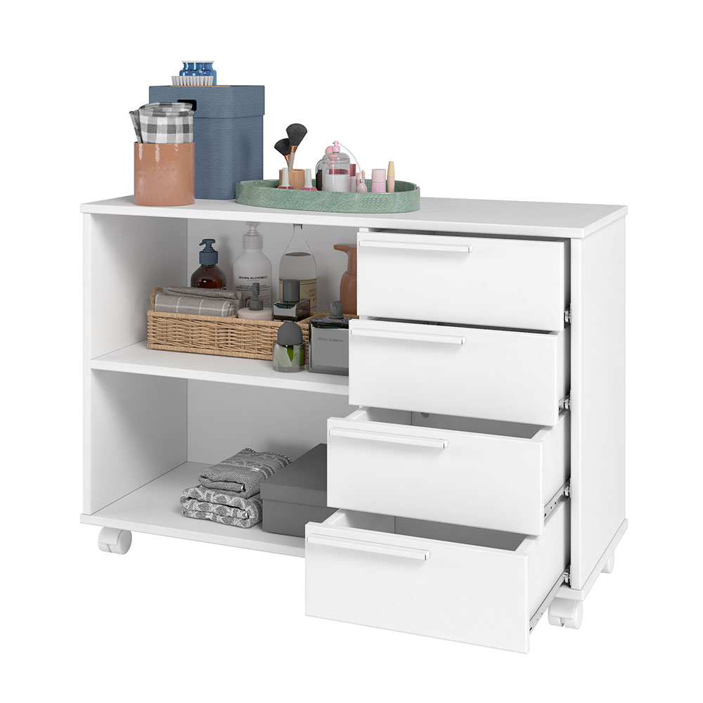 Gabinete para Banheiro Lavre 4 GV Branco