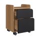 Gaveteiro Flexus 2 GV Hanover e Preto