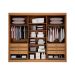 Guarda-Roupa Casal 100% MDF Braga New 6 Portas 6 Gavetas Cinamomo