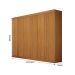 Guarda-Roupa Casal 100% MDF Braga New 6 Portas 6 Gavetas Cinamomo