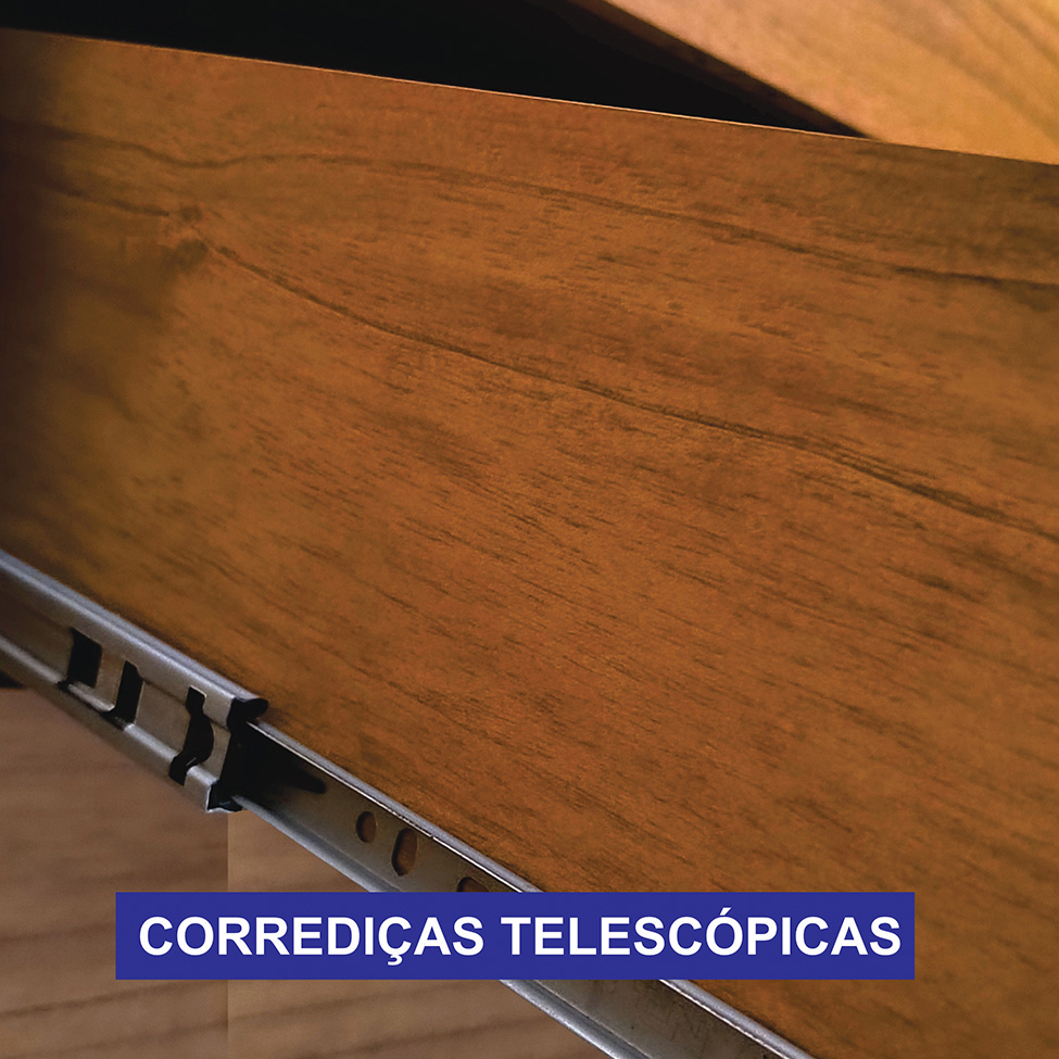 Guarda-Roupa Casal 100% MDF Braga New 6 Portas 6 Gavetas Cinamomo