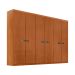 Guarda-Roupa Casal 100% MDF Spazio 6 Portas 6 Gavetas Naturale