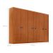 Guarda-Roupa Casal 100% MDF Spazio 6 Portas 6 Gavetas Naturale