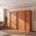Guarda-Roupa Casal 100% MDF Urban 6 Portas 2 Gavetas Naturale