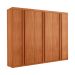 Guarda-Roupa Casal 100% MDF Urban 6 Portas 2 Gavetas Naturale