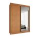 Guarda-Roupa Casal 100% MDF com Espelho Chicago 2 Portas 4 Gavetas Cinamomo